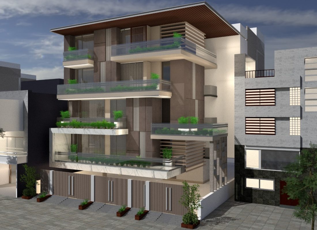 61 Punjabhi Bagh Elevation